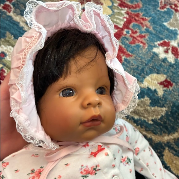 Pink Baby Bonnet - Picture 3 of 4